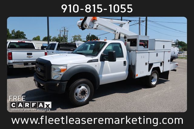 2012 Ford Super Duty F-450 DRW Cab-Chassis F450SD 4WD Reg Cab Utility Bucket - 22887104 - 0