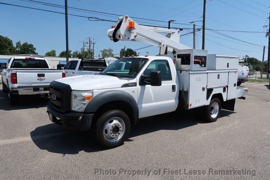 2012 Ford Super Duty F-450 DRW Cab-Chassis F450SD 4WD Reg Cab Utility Bucket - 22887104 - 38