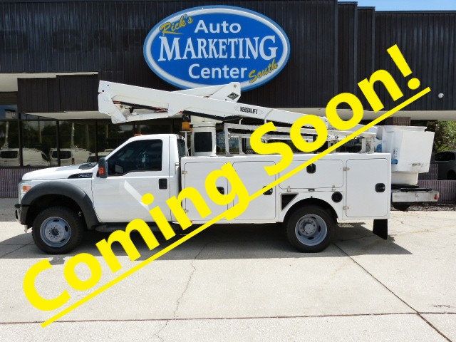 2012 Ford Super Duty F-550 DRW 6.8L V10 GAS*XL*2WD*REG CAB*37FT. PLATFORM HEIGHT "ALTEC" BUCKET - 23008067 | Video 1