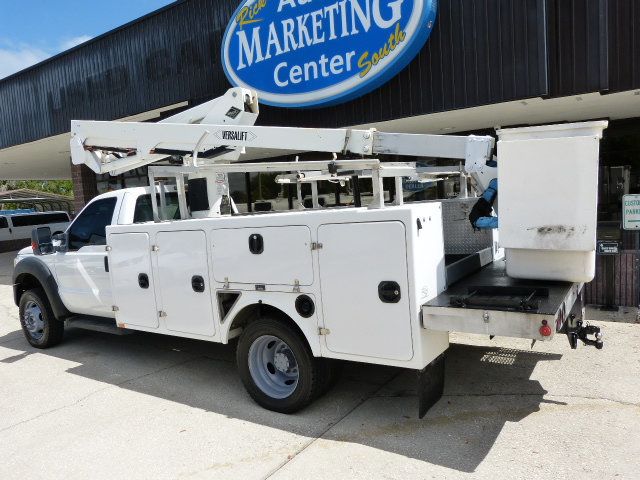 2012 Ford Super Duty F-550 DRW 6.8L V10 GAS*XL*2WD*REG CAB*37FT. PLATFORM HEIGHT "ALTEC" BUCKET - 23008067 - 2