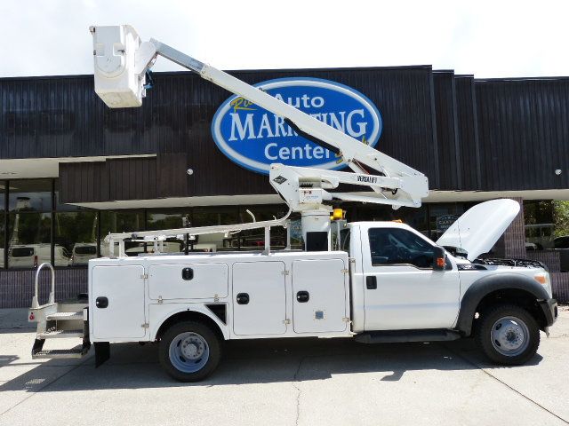 2012 Ford Super Duty F-550 DRW 6.8L V10 GAS*XL*2WD*REG CAB*37FT. PLATFORM HEIGHT "ALTEC" BUCKET - 23008067 - 30