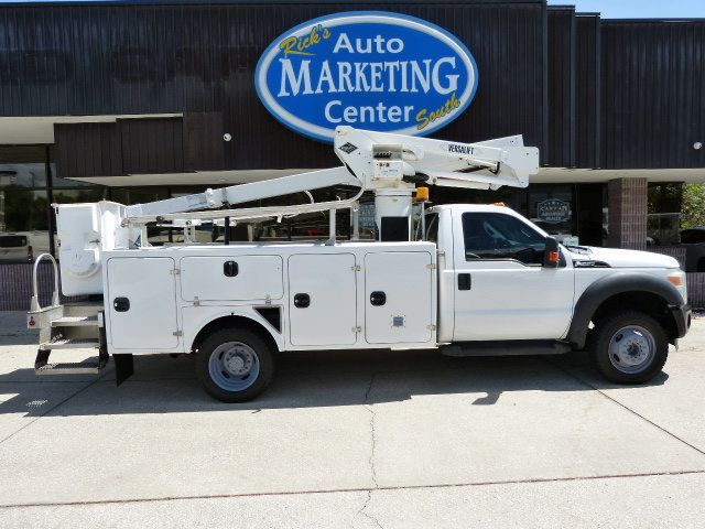 2012 Ford Super Duty F-550 DRW 6.8L V10 GAS*XL*2WD*REG CAB*37FT. PLATFORM HEIGHT "ALTEC" BUCKET - 23008067 - 3