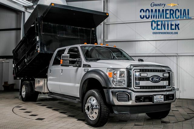 2012 Ford Super Duty F-550 DRW F550 CREW 4X4 * 6.7 POWERSTROKE * 12' LANDSCAPE DUMP * 1 OWNER - 17325906 - 0