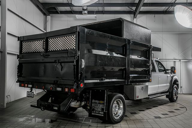 2012 Ford Super Duty F-550 DRW F550 CREW 4X4 * 6.7 POWERSTROKE * 12' LANDSCAPE DUMP * 1 OWNER - 17325906 - 4