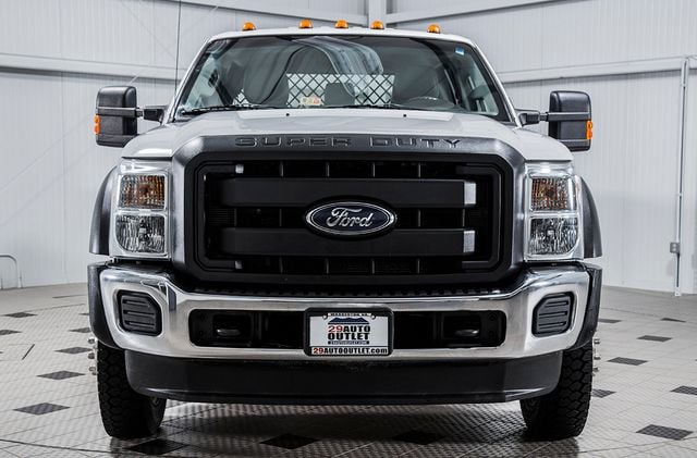 2012 Ford Super Duty F-550 DRW F-550 CREW CAB 4X4 FLAT BED - 15537887 - 1