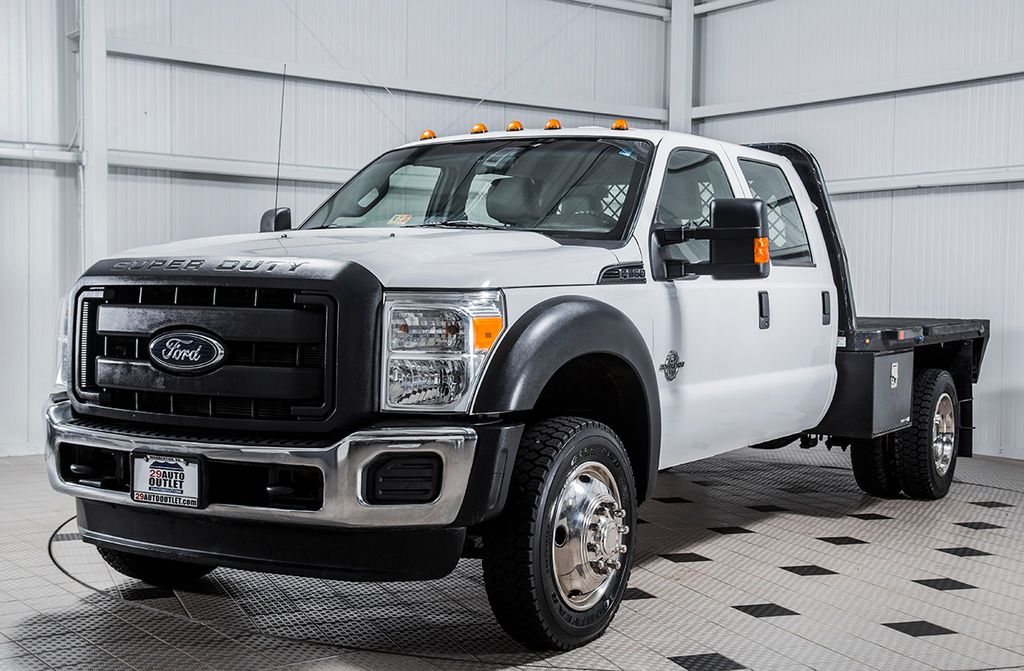 2012 Ford Super Duty F-550 DRW F-550 CREW CAB 4X4 FLAT BED - 15537887 - 2