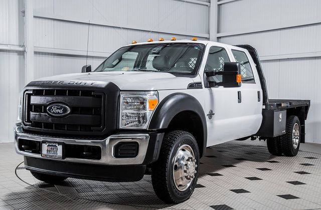 2012 Ford Super Duty F-550 DRW F-550 CREW CAB 4X4 FLAT BED - 15537887 - 2