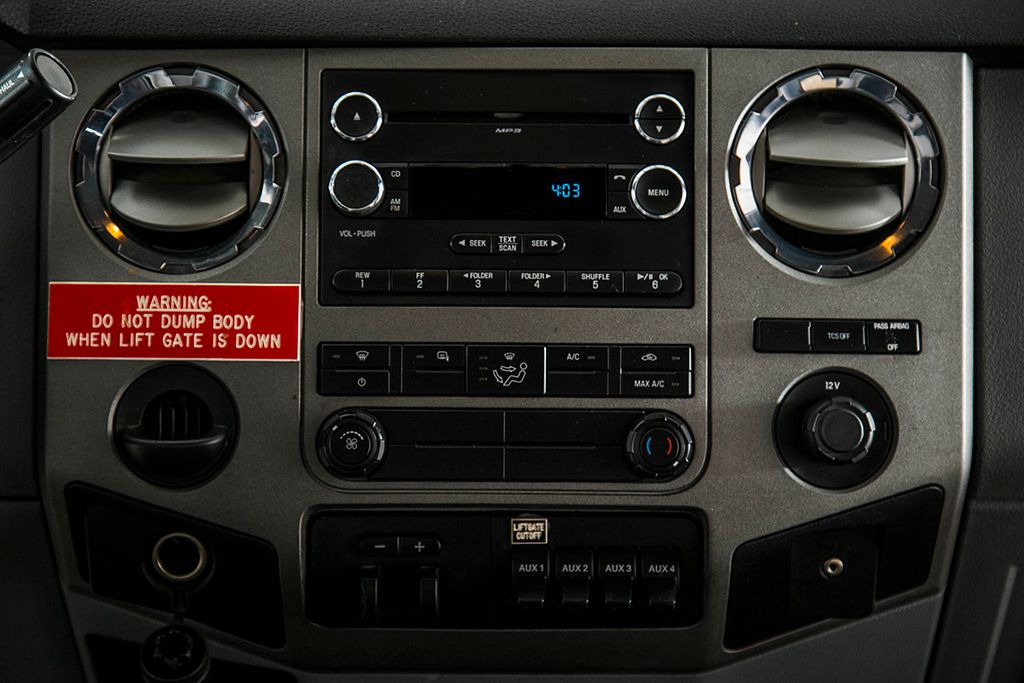 2012 Ford Super Duty F-550 DRW F-550 EXT CAB 4X4 * 6.8 V10 * 12' LANDSCAPE DUMP * LIFTGATE  - 15543795 - 23