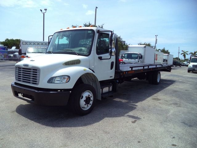 2012 Freightliner BUSINESS CLASS M2 106 25FT BEAVER TAIL, DOVE TAIL, RAMP TRUCK, EQUIPMENT HAUL - 21959068 - 3