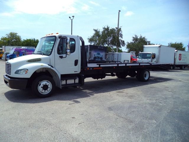 2012 Freightliner BUSINESS CLASS M2 106 25FT BEAVER TAIL, DOVE TAIL, RAMP TRUCK, EQUIPMENT HAUL - 21959068 - 4