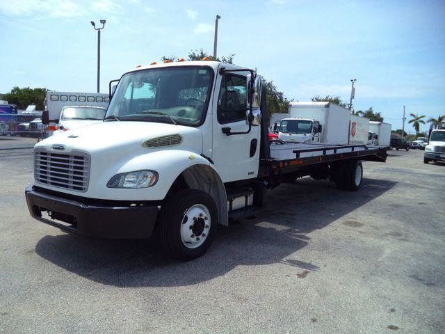 2012 Freightliner BUSINESS CLASS M2 106 25FT BEAVER TAIL, DOVE TAIL, RAMP TRUCK, EQUIPMENT HAUL - 21965892 - 1