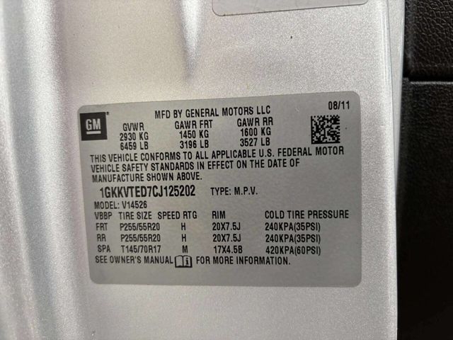 2012 GMC Acadia AWD 4dr Denali - 23014695 - 38