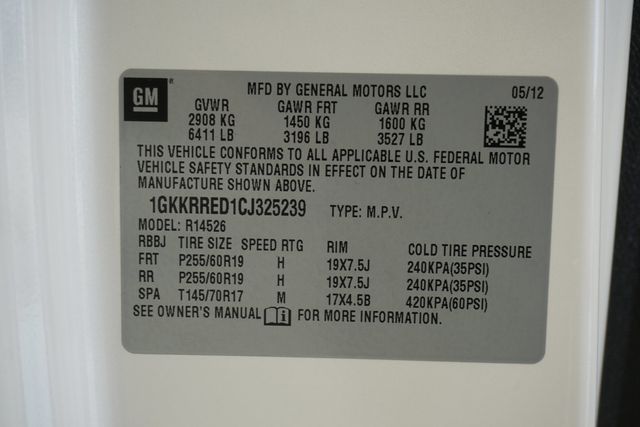 2012 GMC Acadia FWD 4dr SLT1 - 23001712 - 33