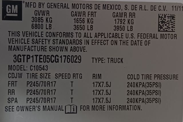 2012 GMC Sierra 1500 2WD Crew Cab 143.5" Work Truck - 22964187 - 4