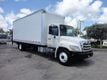 2012 HINO 268A 24FT DRY BOX TRUCK. CARGO TRUCK. RAIL GATE UNDER CDL - 21469750 - 0