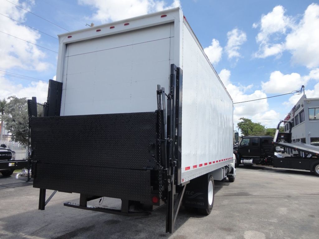 2012 Used HINO 268A 24FT DRY BOX TRUCK. CARGO TRUCK. RAIL GATE UNDER ...