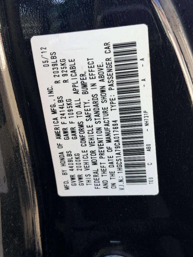 2012 Honda Accord Coupe 2dr I4 Manual EX - 22992273 - 11