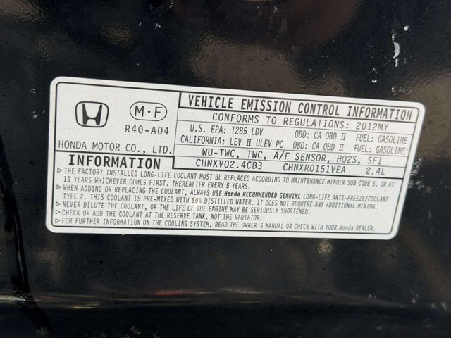 2012 Honda Accord Coupe 2dr I4 Manual EX - 22992273 - 26