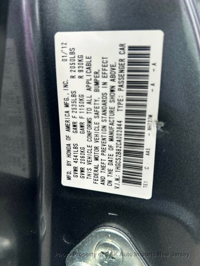 2012 Honda Accord Coupe 2dr V6 Automatic EX-L - 23008860 - 53