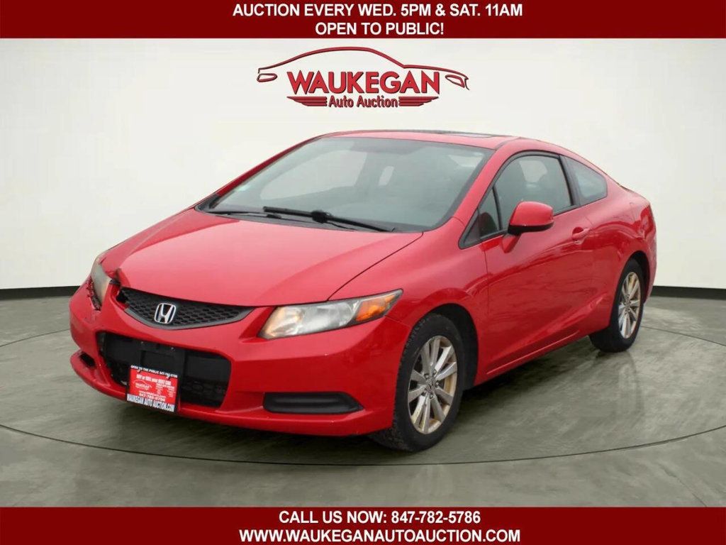 2012 Honda Civic Coupe 2dr Automatic EX - 22989546 | Video 1