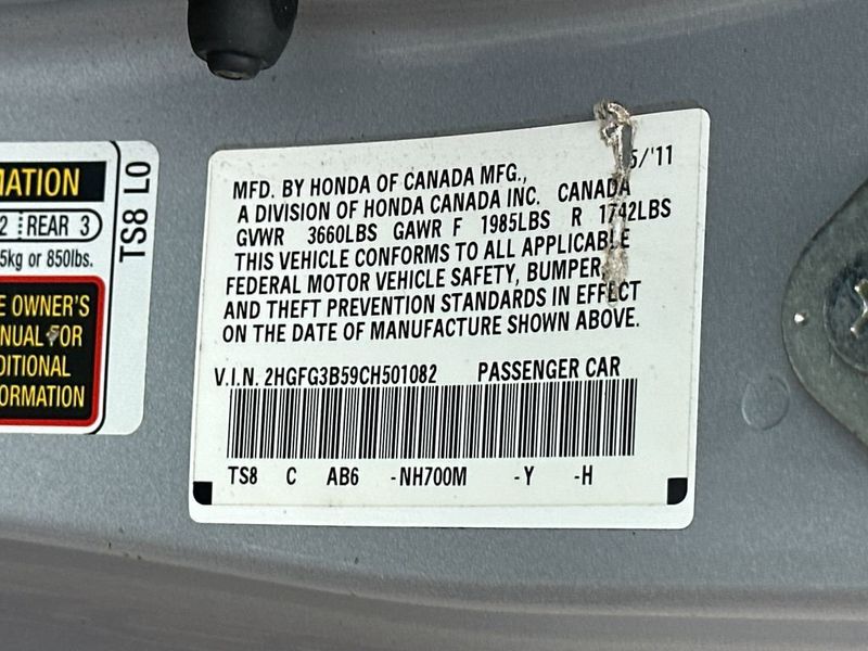 2012 Honda Civic Coupe 2dr Automatic LX - 22972524 - 19