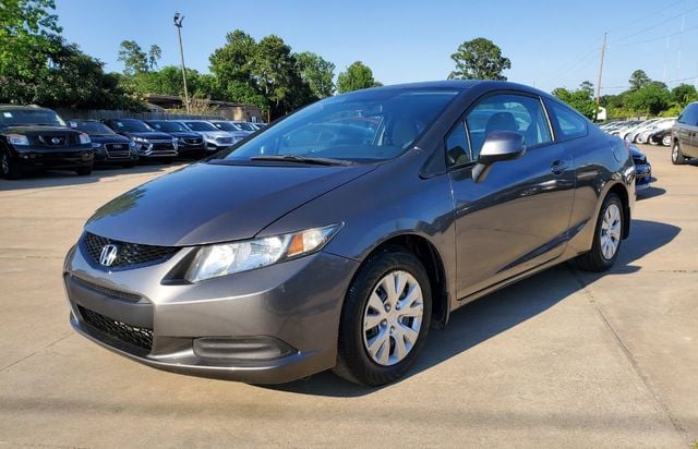 2012 Used Honda Civic Coupe 2dr Automatic Lx At Car Guys Serving Houston Tx Iid 18876128