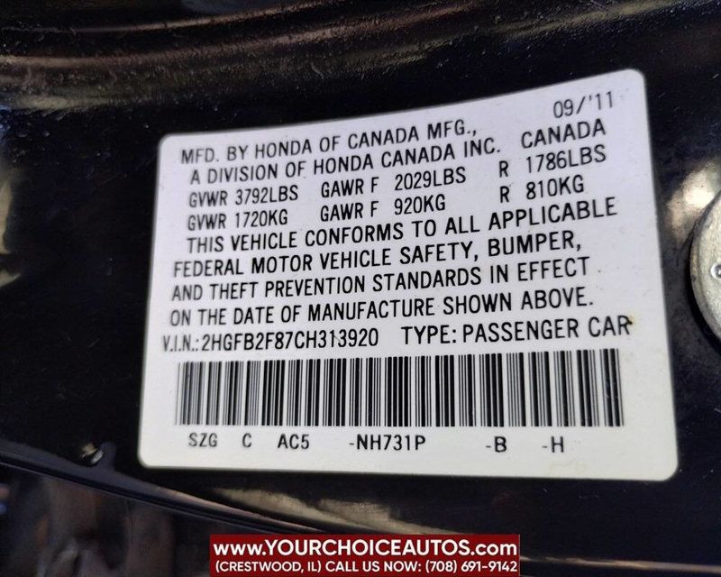 2012 Honda Civic Sedan 4dr Automatic EX - 22920520 - 37