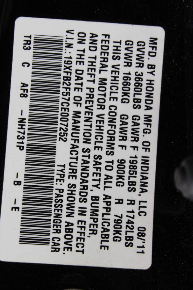 2012 Honda Civic Sedan 4dr Automatic LX - 22890559 - 16