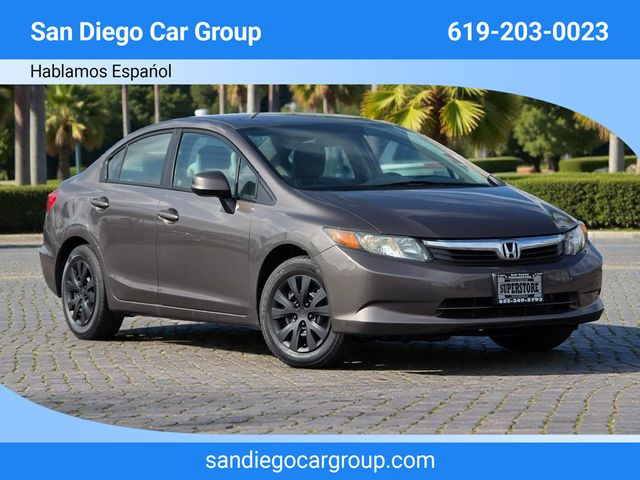 2012 Honda Civic Sedan 4dr Automatic LX - 22975147 - 0