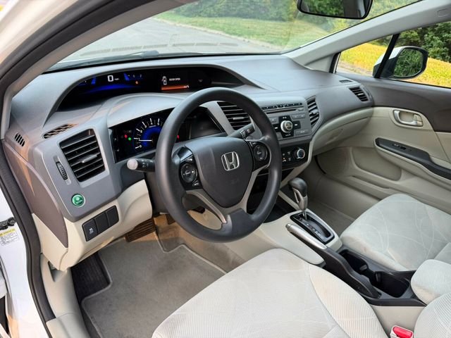 2012 Honda Civic Sedan Automatic, LX, Taffeta White, Stone Interior - 23028193 - 10