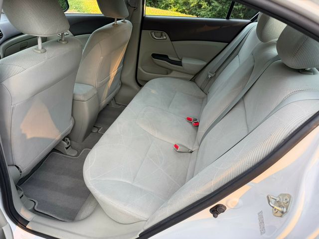 2012 Honda Civic Sedan Automatic, LX, Taffeta White, Stone Interior - 23028193 - 13