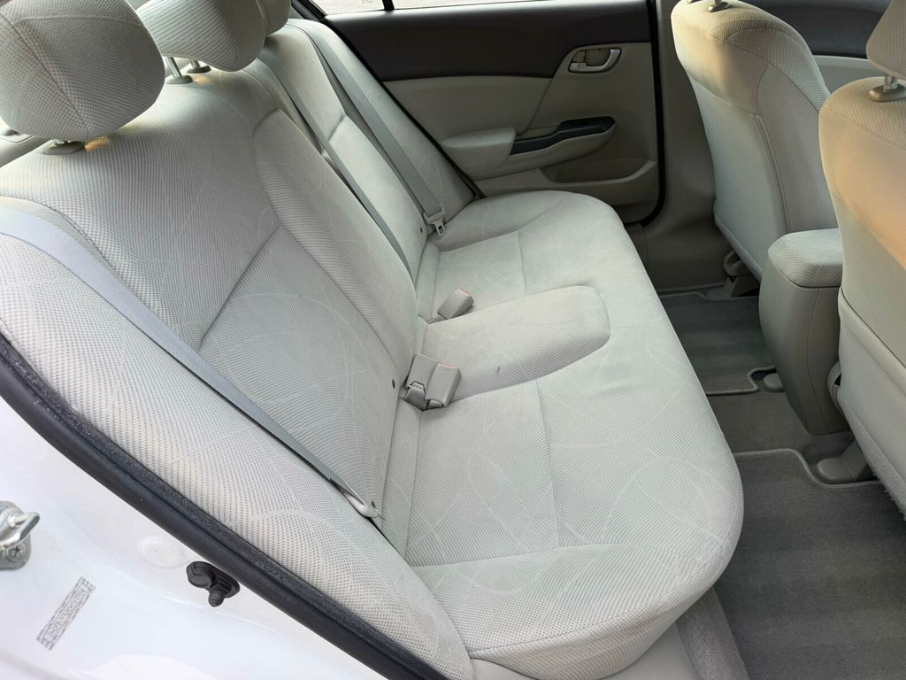 2012 Honda Civic Sedan Automatic, LX, Taffeta White, Stone Interior - 23028193 - 18