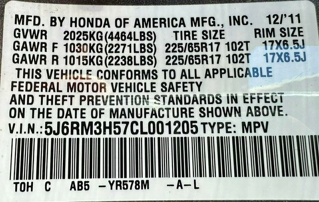 2012 Honda CR-V 2WD 5dr EX - 22194276 - 41