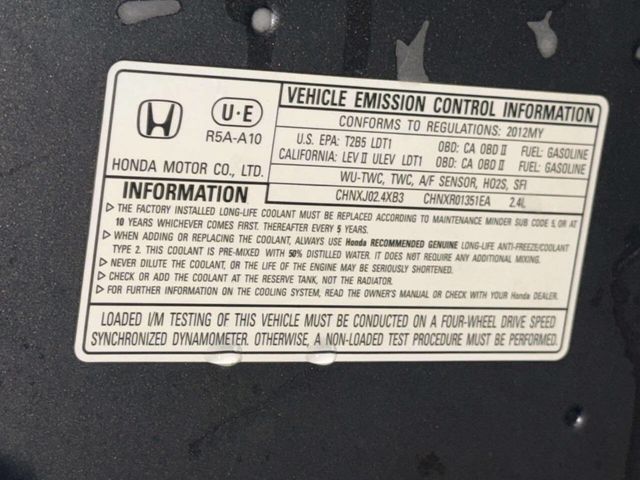 2012 Honda CR-V EX L w/DVD AWD 4dr SUV - 23021459 - 12