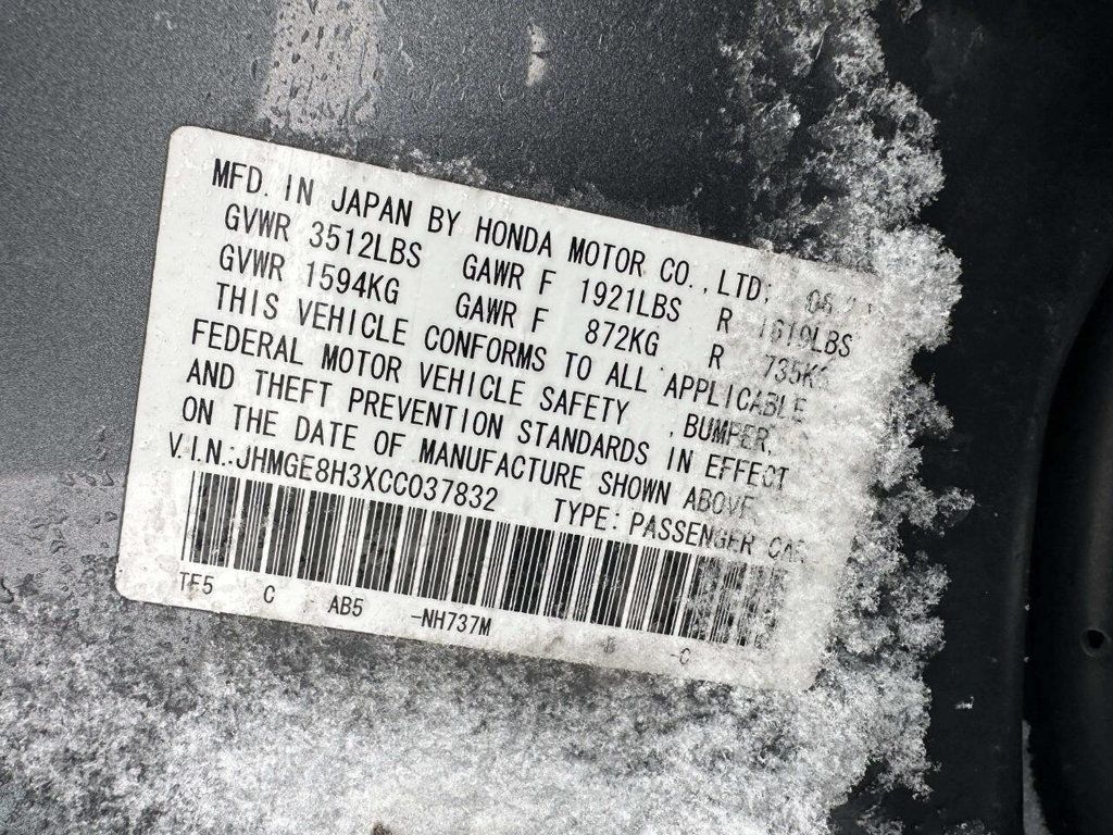 2012 Honda Fit 5dr Hatchback Automatic - 22965526 - 28