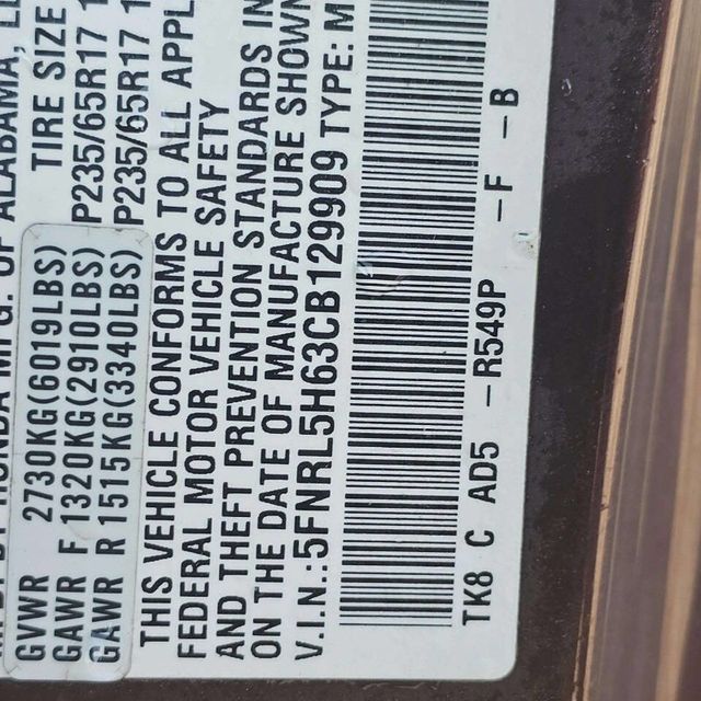 2012 Honda Odyssey 5dr EX-L - 22968409 - 10