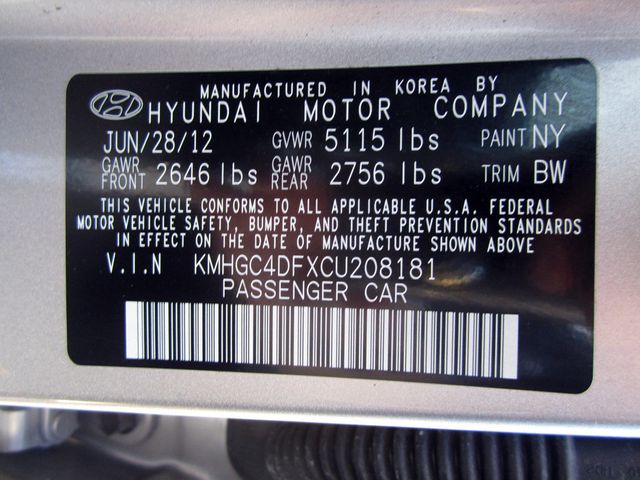2012 Hyundai Genesis 4dr Sedan V8 4.6L - 22017224 - 25