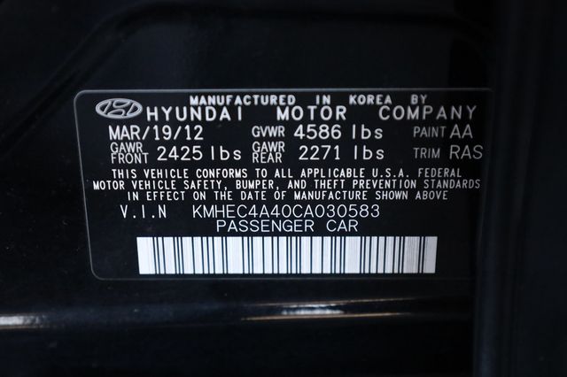 2012 Hyundai Sonata 4dr Sedan 2.4L Automatic Hybrid - 22958237 - 29