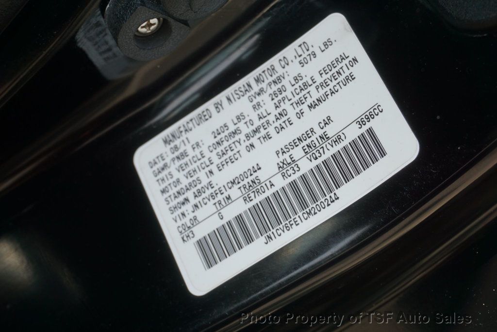 2012 INFINITI G37 Convertible 2dr - 23083630 - 36