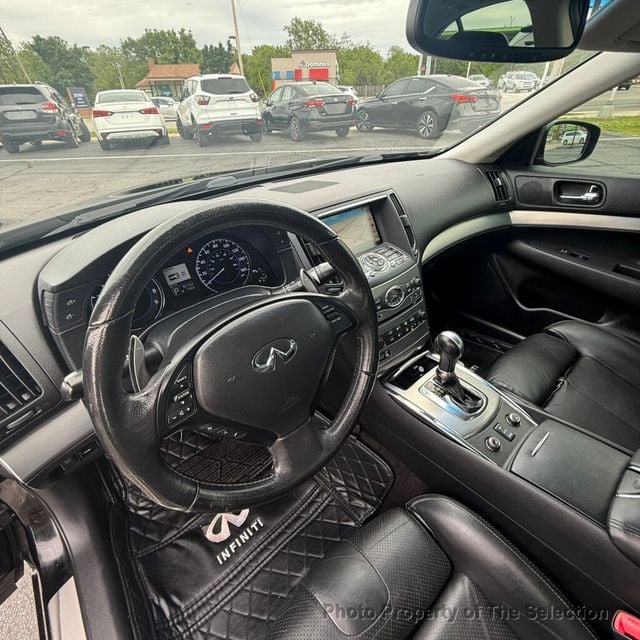 2012 INFINITI G37 Sedan 4DR X 4WD W/PREMIUM, NAVIGATION & SPORT PACKAGES - 23021582 - 21