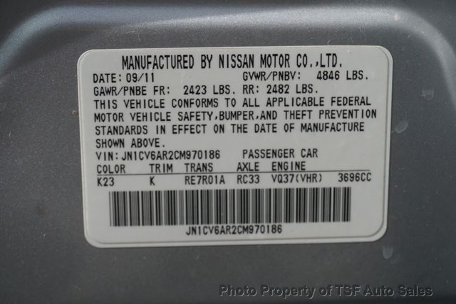 2012 INFINITI G37 Sedan 4dr x AWD - 23084554 - 27