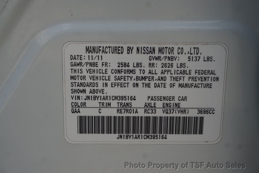 2012 INFINITI M37 4dr Sedan AWD NAVIGATION REAR CAMER HEATED&COOLED SEATS LAODED!! - 22899462 - 33