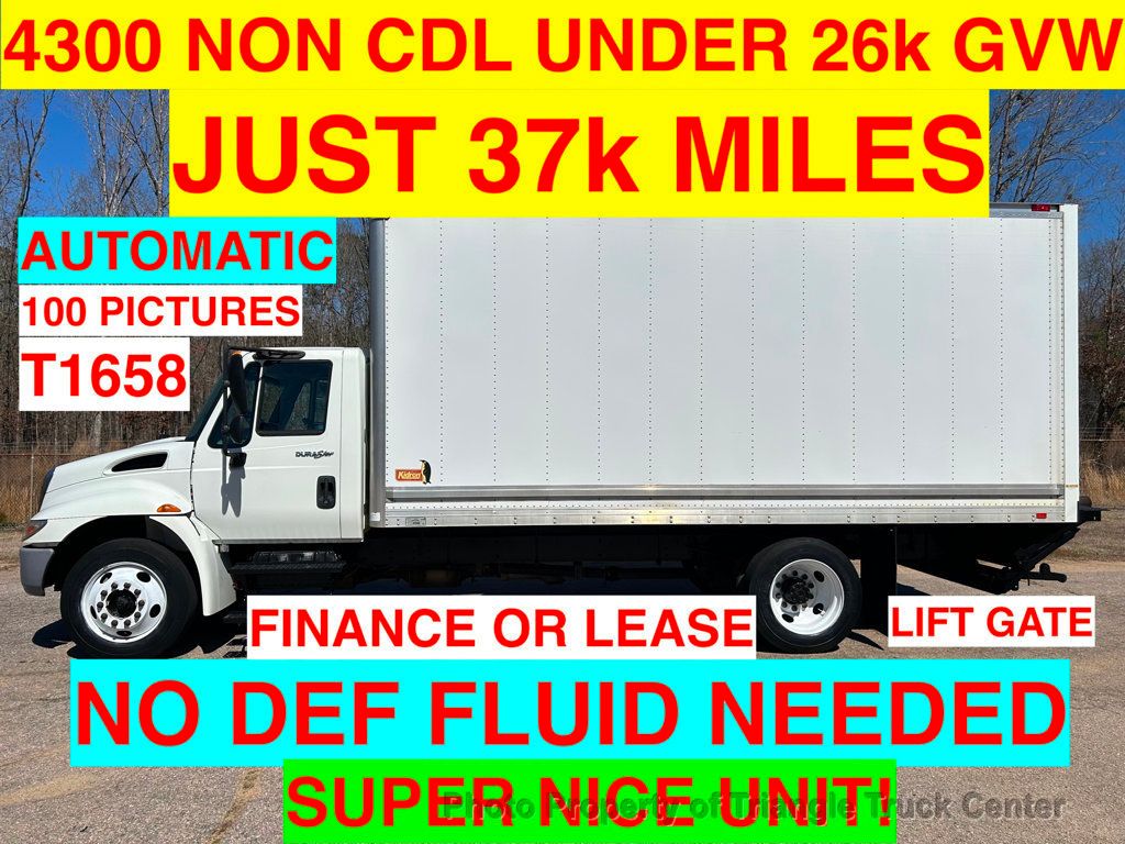 2012 International 4300 NON CDL BOX JUST 37k MILES! 100 PICTURES LIFT GATE! SUPER NICE UNIT! FINANCE OR LEASE! BOX TRUCK - 22783793 | Video 1