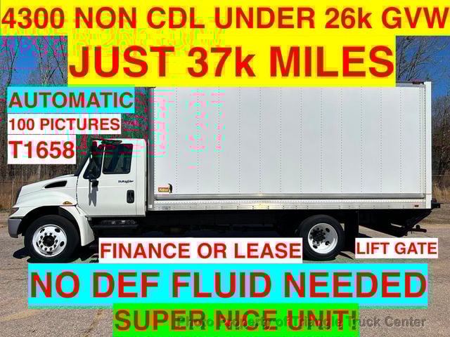 2012 International 4300 NON CDL BOX JUST 37k MILES! 100 PICTURES LIFT GATE! SUPER NICE UNIT! FINANCE OR LEASE! BOX TRUCK - 22783793 - 0