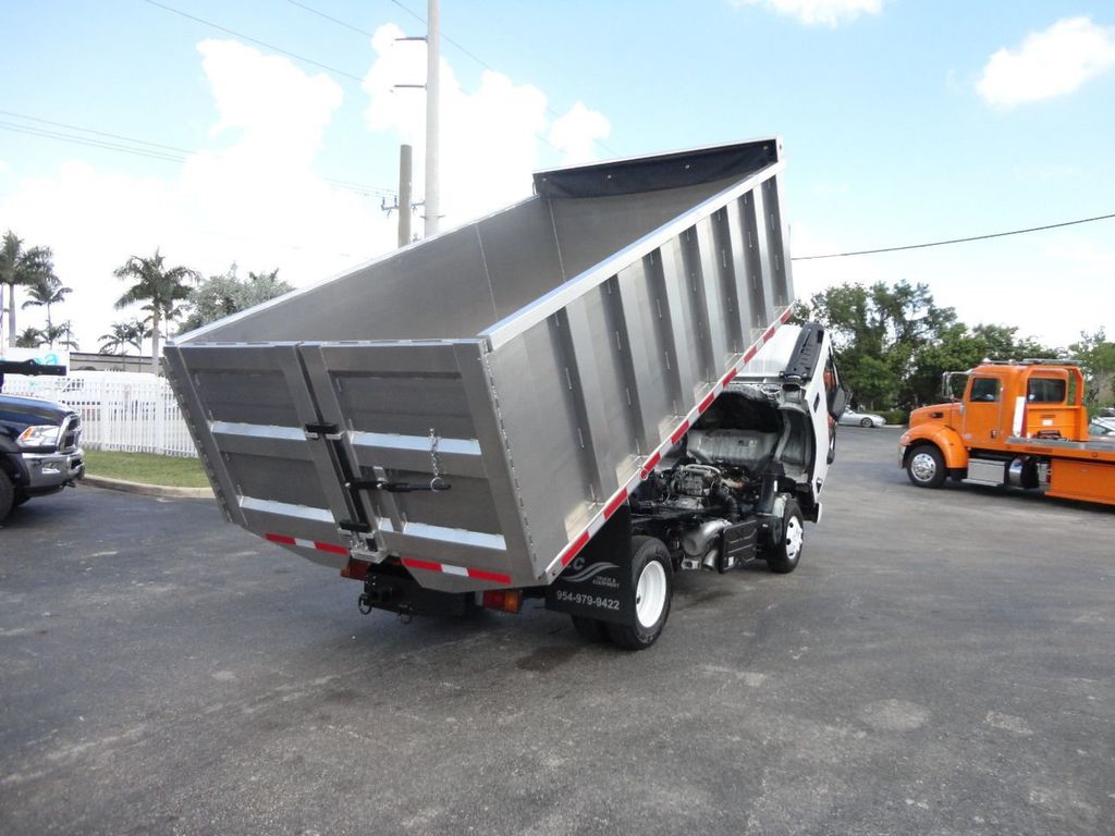 2012 Isuzu NPR 14FT ALUM TRASH DUMP TRUCK...NEW AD FAB DUMP BODY. - 18113609 - 26