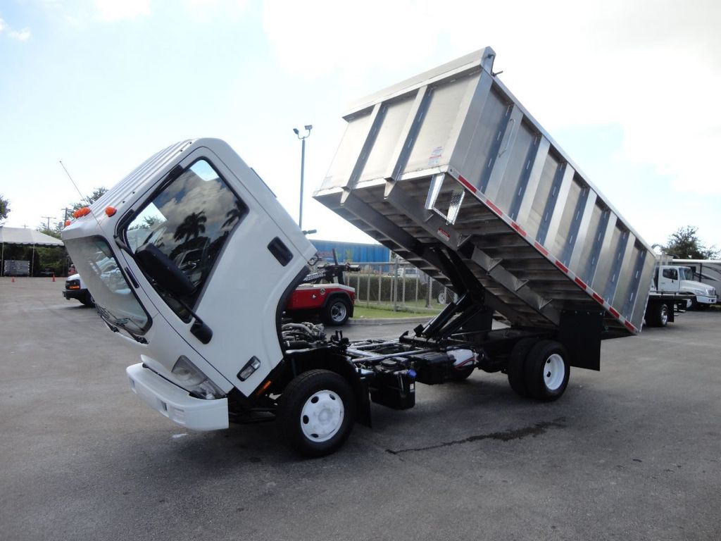 2012 Isuzu NPR 14FT ALUM TRASH DUMP TRUCK...NEW AD FAB DUMP BODY. - 18113609 - 30