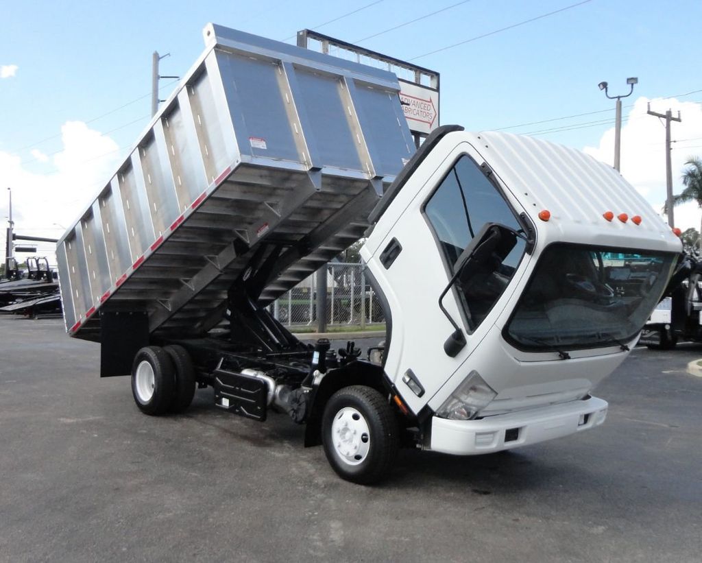 2012 Isuzu NPR 14FT ALUM TRASH DUMP TRUCK...NEW AD FAB DUMP BODY. - 18113609 - 31