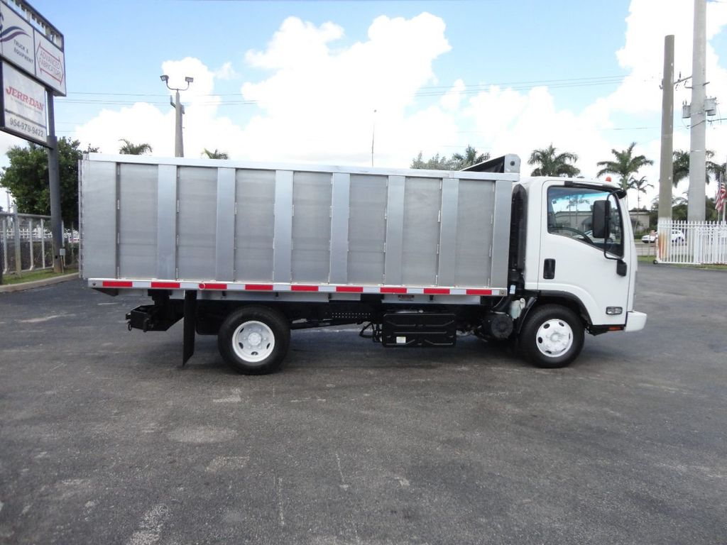 2012 Isuzu NPR 14FT ALUM TRASH DUMP TRUCK...NEW AD FAB DUMP BODY. - 18113609 - 5