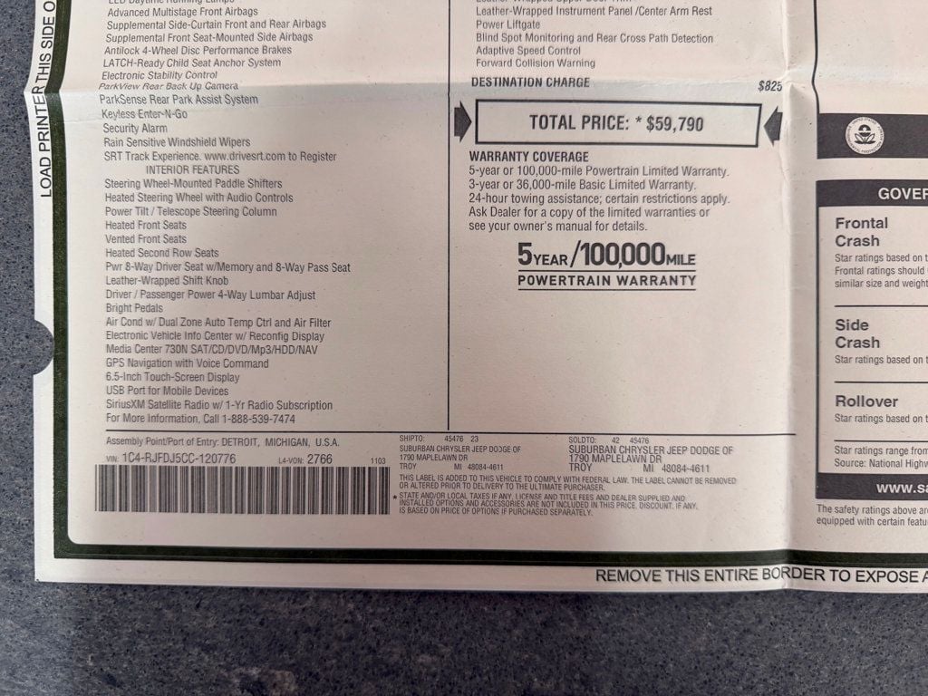 2012 Jeep Grand Cherokee Livernois Motorsports Built - 22997745 - 53