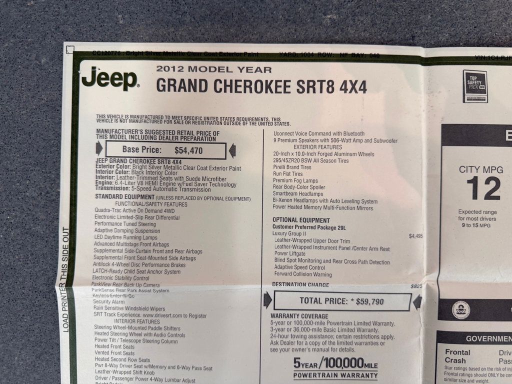 2012 Jeep Grand Cherokee Livernois Motorsports Built - 22997745 - 54